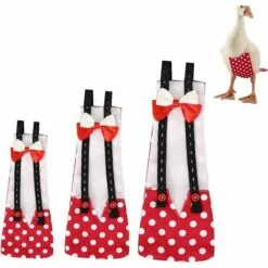 Kueatily Couche D'oie De Canard De Poulet (L, Rouge)