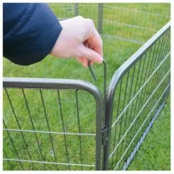 BBLOISIRAM Parc Enclos Pour Chiens Grillage Cage Clôture Intérieur Et Extérieur Hauteur 70,5cm Modèle Dog Run « M 483 » -Poulailler et élevage de la basse-cour Soldes Magasin 47303593 5