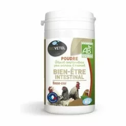 CHEMIN DES POULAILLERS Poudre Bien-être Intestinal Pour Poules Et Volailles 40g - Biovetol