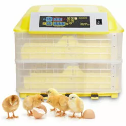 SUPERSELLER Couveuse Et Incubateur Pour Volaille Incubateur D'oeufs Numérique 96 Oeufs Machine D'éclosion De Volaille Avec Ventilateur Turner D'oeufs Affichage LCD Température Humidité Fonction D'alarme Éclosoirs Automatiques De Volaille Pour Poulet Canards Cailles O -Poulailler et élevage de la basse-cour Soldes Magasin 49471027 3