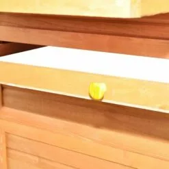 VidaXL Poulailler 295 X 163 X 170 Cm Bois - Brun -Poulailler et élevage de la basse-cour Soldes Magasin 5088708 5