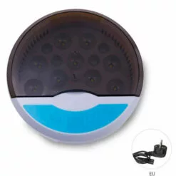 SUPERSELLER Couveuse Et Incubateur Pour Volaille Incubateur D'œufs Numérique Contrôle Automatique De La Température Lumière LED Pour Observer La Croissance 9 œufs Éclosoir Automatique De Volaille Pour Poulets Canards Pigeon Caille (220 V) - Prise UE -Poulailler et élevage de la basse-cour Soldes Magasin 53308250 3