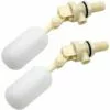 TINOR Lot De 2 Valve Flottante Pour Remplir Automatiquement Les Abreuvoirs Pour Chien, Bétail Et Moutons Valve à Boule D'arrêt Automatique De Remplissage 1/2" NPT