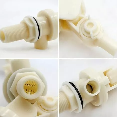 TINOR Lot De 2 Valve Flottante Pour Remplir Automatiquement Les Abreuvoirs Pour Chien, Bétail Et Moutons Valve à Boule D'arrêt Automatique De Remplissage 1/2" NPT 3 TINOR Lot De 2 Valve Flottante Pour Remplir Automatiquement Les Abreuvoirs Pour Chien, Bétail Et Moutons Valve à Boule D'arrêt Automatique De Remplissage 1/2" NPT – Image 3