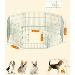 SONGMICS FEANDREA Parc Pour Chien Pliable, Enclos Lapin, Animaux, Argent PPK001W01 - Argent 9 SONGMICS FEANDREA Parc Pour Chien Pliable, Enclos Lapin, Animaux, Argent PPK001W01 - Argent -Poulailler et élevage de la basse-cour Soldes Magasin 54226525 5