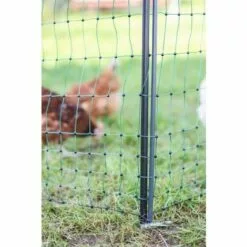 POULAILLER DIRECT Piquet Support Pour Filet Poule En Acier Galvanisé Avec Gaine Plastique 120cm - Kerbl -Poulailler et élevage de la basse-cour Soldes Magasin 54231148 4