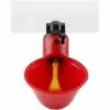 TINOR 5 Pièces Tasses à Boire De L'eau De Volaille Mangeoire à Oiseaux Abreuvoir Automatique En Plastique Pour Le Bétail Poulet Poule Poulailler Poulailler Arc D'alimentation(25mm,3/4")