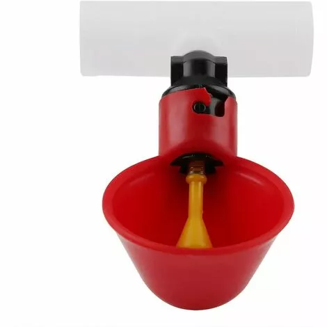 TINOR 5 Pièces Tasses à Boire De L'eau De Volaille Mangeoire à Oiseaux Abreuvoir Automatique En Plastique Pour Le Bétail Poulet Poule Poulailler Poulailler Arc D'alimentation Poulet Buveur Tasses(20mm,1/2") 2 TINOR 5 Pièces Tasses à Boire De L'eau De Volaille Mangeoire à Oiseaux Abreuvoir Automatique En Plastique Pour Le Bétail Poulet Poule Poulailler Poulailler Arc D'alimentation Poulet Buveur Tasses(20mm,1/2") – Image 2