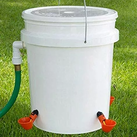 TINOR Distributeurs D'eau Automatique Pour Poulet Canard Volaille - Automatique De L'eau Potable Tasses Bird Coop Feed Volaille Poulet Volailles Abreuvoir D'eau Potable Tasses (12 Pcs) 4 TINOR Distributeurs D'eau Automatique Pour Poulet Canard Volaille - Automatique De L'eau Potable Tasses Bird Coop Feed Volaille Poulet Volailles Abreuvoir D'eau Potable Tasses (12 Pcs) – Image 4