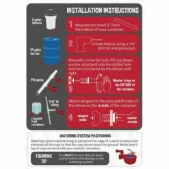 TINOR Lot De 4 - Kit D'eau Automatique Pour Volaille -Poulailler et élevage de la basse-cour Soldes Magasin 54847764 5