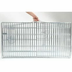 Kerbl Enclos Pour Animaux De Compagnie Easy Métal Argenté 82845 - Argent -Poulailler et élevage de la basse-cour Soldes Magasin 5487575 3