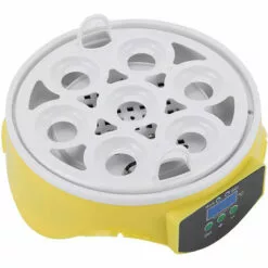 YB éleveur 7 Oeufs Affichage Incubateur Numérique Avec Contr?le De La Température éclosion EU Plug 220V -Poulailler et élevage de la basse-cour Soldes Magasin 55204316 5