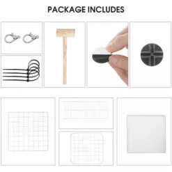 VINTEKY® Cage Parc Enclos Lapin - Blanc 70x35x70cm -Poulailler et élevage de la basse-cour Soldes Magasin 55271305 5