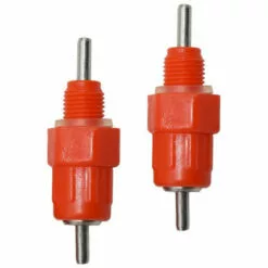 IRISFR 6 Pcs Eau Tétine Poulet Alimentateur Fournitures De Volaille Poule Vis Dans Le Style，Lilaris -Poulailler et élevage de la basse-cour Soldes Magasin 55880141 3