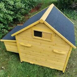 POULAILLER DIRECT Poulailler Bassette Xl Toit Shingle Noir 6 À 8 Poules - Noir -Poulailler et élevage de la basse-cour Soldes Magasin 56645761 4