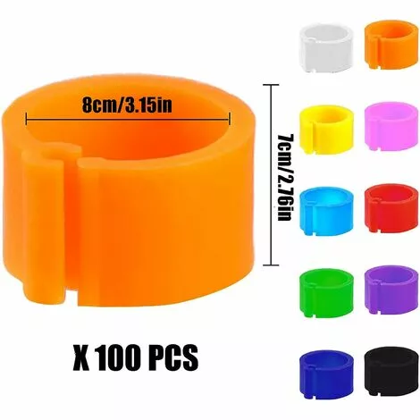 ROSIER 100 Pièces Bague Pour Pied D’Oiseaux Anneau D'Identification En Plastique Pigeon Bague 8mm Anneaux De Pied Pour Oiseaux Pour Marquage Fermes Élevage Depoussins De Caille De Perroquet Oiseaux Volailles,VEBTles 2 ROSIER 100 Pièces Bague Pour Pied D’Oiseaux Anneau D'Identification En Plastique Pigeon Bague 8mm Anneaux De Pied Pour Oiseaux Pour Marquage Fermes Élevage Depoussins De Caille De Perroquet Oiseaux Volailles,VEBTles – Image 2