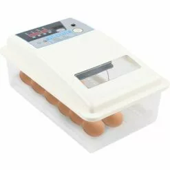 GOJOY Couveuse Automatique De 24 œufs De Poules à Affichage Digital De La Température 39 * 25 * 13 Cm Incubateur Automatique Mini Pour Couver Poule Canard Caille œufs De Canard
