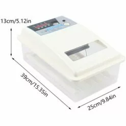 GOJOY Couveuse Automatique De 24 œufs De Poules à Affichage Digital De La Température 39 * 25 * 13 Cm Incubateur Automatique Mini Pour Couver Poule Canard Caille œufs De Canard -Poulailler et élevage de la basse-cour Soldes Magasin 57331724 4