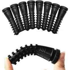 MACARON Canard Plumeuse Volaille Doigt Plumeuse Volaille Plumer Les Doigts Bâton D'enlèvement De Plumes De Cheveux De Remplacement ( Noir )25 Pcs LO-Ron