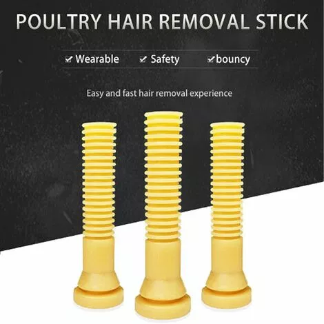 MACARON Caoutchouc Volaille Plumer Les Doigts Bâton D'enlèvement De Plumes De Cheveux De Remplacement Pour Poulet / Canards / Poulet / Pigeon LO-Ron 4 MACARON Caoutchouc Volaille Plumer Les Doigts Bâton D'enlèvement De Plumes De Cheveux De Remplacement Pour Poulet / Canards / Poulet / Pigeon LO-Ron – Image 4