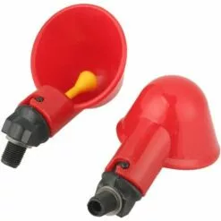 REGALI Breuvoir De Poulet, 10 PCS Automatique Pour Poulailler Distributeurs D'eau Automatique Pour Poulet Canard Volaille Eau Potable Tasses Abreuvoir Mangeoire Pour Bétail Poule -Poulailler et élevage de la basse-cour Soldes Magasin 57964066 5