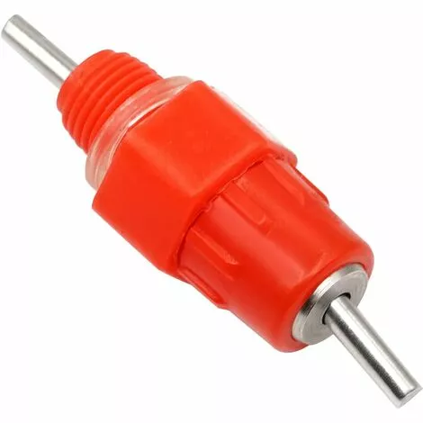 REGALI Lot De 10 D'eau Pour Poulet En Forme De Cailles - En Acier Inoxydable - Rouge 4 REGALI Lot De 10 D'eau Pour Poulet En Forme De Cailles - En Acier Inoxydable - Rouge – Image 4