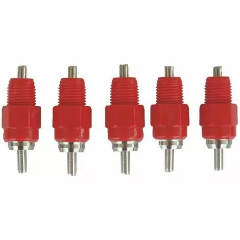 DECKON 5 Pcs Eau Tetine Poulet Alimentateur Fournitures De Volaille Poule Vis Dans Le Style 1 DECKON 5 Pcs Eau Tetine Poulet Alimentateur Fournitures De Volaille Poule Vis Dans Le Style