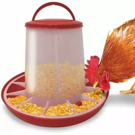 TINOR Farming Mangeoire Poule Volaille Anti Gaspillage 3 Kg 2 TINOR Farming Mangeoire Poule Volaille Anti Gaspillage 3 Kg – Image 2