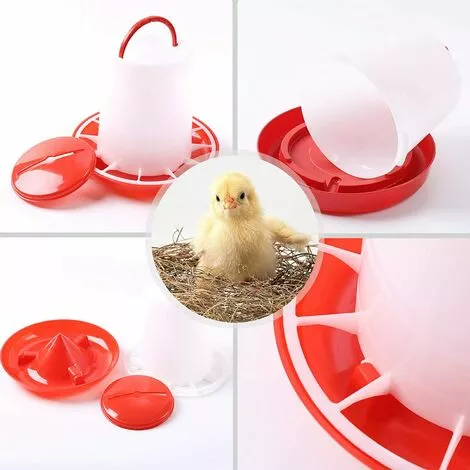 TINOR Farming Mangeoire Poule Volaille Anti Gaspillage 3 Kg 4 TINOR Farming Mangeoire Poule Volaille Anti Gaspillage 3 Kg – Image 4