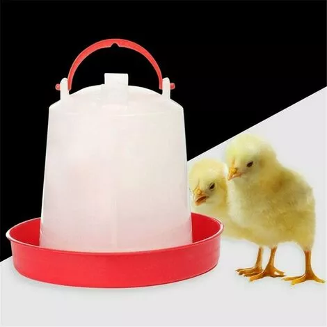 EINEMGELD Abreuvoir à Poulet En Plastique Abreuvoir Mangeoire Avec Manipulez Les Outils D'alimentation En Eau Pour Poule Poule Caille Bantam 1kg 3 EINEMGELD Abreuvoir à Poulet En Plastique Abreuvoir Mangeoire Avec Manipulez Les Outils D'alimentation En Eau Pour Poule Poule Caille Bantam 1kg – Image 3
