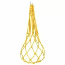 EINEMGELD Mangeoire à Légumes Pour Oiseaux - Grand Support Pour Mangeoire à Suspendre - Poules, Oies, Canards, Grands Oiseaux (Jaune)