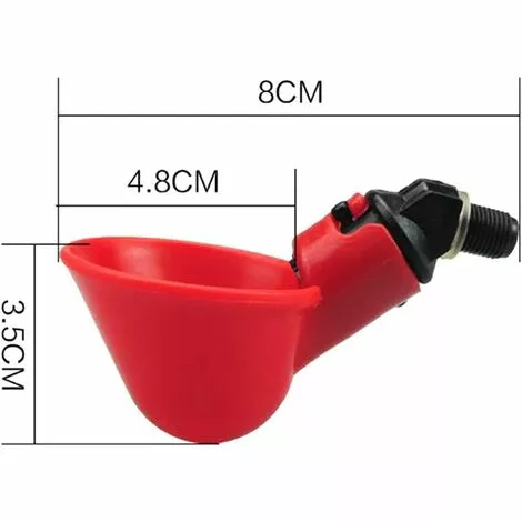 DENUOTOP Abreuvoirs Lot De 3 Abreuvoirs Automatiques Pour Poussins, Cailles, Canards Et Autres Volailles 3 DENUOTOP Abreuvoirs Lot De 3 Abreuvoirs Automatiques Pour Poussins, Cailles, Canards Et Autres Volailles – Image 3