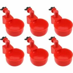 HEGUYEY 12pcs 3/8 Pouces Abreuvoirs Automatiques, Abreuvoir Poulet Abreuvoir Automatique Poule Tasse D'Abreuvoir De Poulet Mangeoire D'eau De Poulet Pour Poulet Canards Oiseaux Dindes -Poulailler et élevage de la basse-cour Soldes Magasin 60159659 3