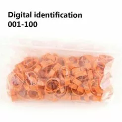 ROSIER 100 Pièces De Poulet Taille De L'anneau Réglable Volaille Jambe Numérique Étiquette Boucle Bague Pour Poulet Canard Volaille Fournitures Ferme (rouge, Lettrage)——VEBTles -Poulailler et élevage de la basse-cour Soldes Magasin 60186305 4