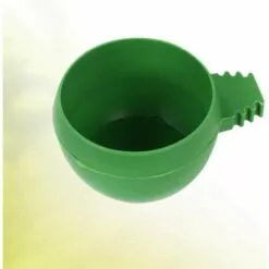 ROSIER 20 Pièces Abreuvoir Mangeoires Alimentateur à Oiseaux En Plastique Bol Tasse Alimentaire Nourriture Pour Petit Oiseau Perroquet Pigeon (vert)——VEBTles -Poulailler et élevage de la basse-cour Soldes Magasin 60186596 3