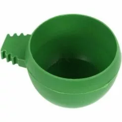 ROSIER 20 Pièces Abreuvoir Mangeoires Alimentateur à Oiseaux En Plastique Bol Tasse Alimentaire Nourriture Pour Petit Oiseau Perroquet Pigeon (vert)——VEBTles -Poulailler et élevage de la basse-cour Soldes Magasin 60186596 4