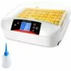 BAMNY Incubateur Entièrement Automatique 55 œufs Couveuse Numérique Avec Rotation Automatique Des œufs Et Contrôle De La Température Et De L'humidité Pour Poules, Canards, Cailles, Oies, œufs à Poulet