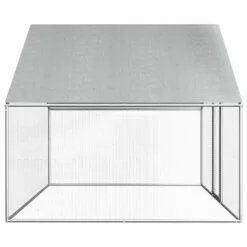 FIMEI Poulailler D'extérieur 2,75 X 2 X 1,92 M Acier Galvanisé -Poulailler et élevage de la basse-cour Soldes Magasin 60589251 3