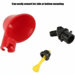 Yoouyida Automatique Poulet/volaille Les Buveurs/Garden Innovations Avec Tasses D'arrosage Tasses Bols Plastique Rouge Jardin Poulet Flock Duck Bird Feeder 10 Tasses D'eau Avec Matériel -Poulailler et élevage de la basse-cour Soldes Magasin 60652105 4