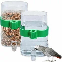 GUAZHUNIFR 3Pcs Abreuvoir À Oiseaux Automatique, Mangeoire Pour Les Oiseaux, Abreuvoir à Oiseaux Automatique, Mangeoire à Oiseaux Mangeoire Pour Animaux De Compagnie, Distributeur D'eau Pour Cage à Oiseaux -Poulailler et élevage de la basse-cour Soldes Magasin 60878218 5