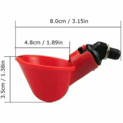 LIFCAUSAL Abreuvoir Automatique De Machine De Tasse D'eau De Poulet En Plastique De Tasses à Boire D'eau De Volaille Pour La Caille De Poule -Poulailler et élevage de la basse-cour Soldes Magasin 61022951 3