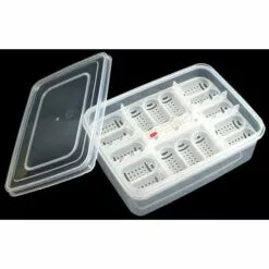 LIFCAUSAL Plateau à Oeufs De Reptiles Boîte à Oeufs De Reptile Boîte D'élevage De Reptiles Boîte D'incubation De Reptiles Convient à L'éclosion De Lézards De Serpents Reptiles Avec Thermomètre