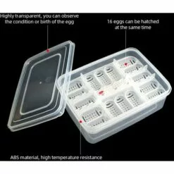 LIFCAUSAL Plateau à Oeufs De Reptiles Boîte à Oeufs De Reptile Boîte D'élevage De Reptiles Boîte D'incubation De Reptiles Convient à L'éclosion De Lézards De Serpents Reptiles Avec Thermomètre -Poulailler et élevage de la basse-cour Soldes Magasin 61022985 4