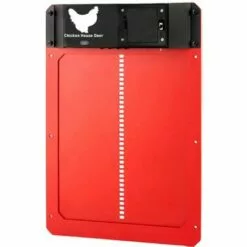 FR-LIFE Porte Poulailler Automatique Avec Capteur De Lumière - Poulailler Entièrement étanche En Porte De Poulailler à Induction - Porte De Poulailler, Rouge BR-Vie