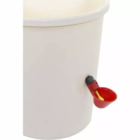 MINKUROW Mangeoire Automatique Pour Abreuvoir De Volaille, Gobelets D'eau Potable Pour Oiseau De Canard De Poule De Poulet De Bétail, Mangeoire D'eau D'arrière-Cour En Plastique Rouge Useful And Practical5pcs 2 MINKUROW Mangeoire Automatique Pour Abreuvoir De Volaille, Gobelets D'eau Potable Pour Oiseau De Canard De Poule De Poulet De Bétail, Mangeoire D'eau D'arrière-Cour En Plastique Rouge Useful And Practical5pcs – Image 2