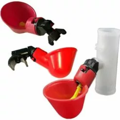 MINKUROW Mangeoire Automatique Pour Abreuvoir De Volaille, Gobelets D'eau Potable Pour Oiseau De Canard De Poule De Poulet De Bétail, Mangeoire D'eau D'arrière-Cour En Plastique Rouge Useful And Practical5pcs 7 MINKUROW Mangeoire Automatique Pour Abreuvoir De Volaille, Gobelets D'eau Potable Pour Oiseau De Canard De Poule De Poulet De Bétail, Mangeoire D'eau D'arrière-Cour En Plastique Rouge Useful And Practical5pcs -Poulailler et élevage de la basse-cour Soldes Magasin 61363004 4