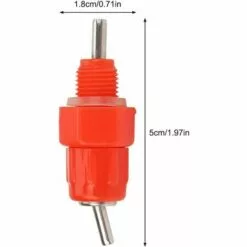 REGALOS Lot De 20 Tétines Automatiques Pour Poules, Volailles, Poulets, Canards, Fontaine à Boire, Alimentation Du Bétail, équipement D'abreuvement Du Bétail. 9 REGALOS Lot De 20 Tétines Automatiques Pour Poules, Volailles, Poulets, Canards, Fontaine à Boire, Alimentation Du Bétail, équipement D'abreuvement Du Bétail. -Poulailler et élevage de la basse-cour Soldes Magasin 61654406 5