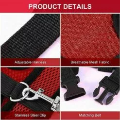 REGALI Sangles De Harnais De Poulet Réglables Tablier De Poule Débardeur Confortable Et Respirant Pour Poulet, Canard Ou Oie (rouge M) -Poulailler et élevage de la basse-cour Soldes Magasin 61660373 5