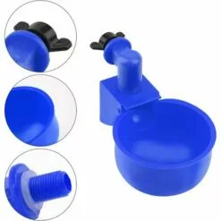 REGALOS Lot De 6 Abreuvoirs Automatiques 3/8", Abreuvoirs Automatiques Pour Poulet, Abreuvoirs Poulet Canard Dinde (bleu) -Poulailler et élevage de la basse-cour Soldes Magasin 61660473 3