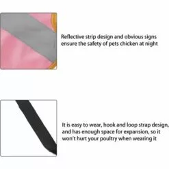 REGALOS Vêtements De Poulet, Tablier De Protection Robuste Pour Poulet Et Canard (rose) 8 REGALOS Vêtements De Poulet, Tablier De Protection Robuste Pour Poulet Et Canard (rose) -Poulailler et élevage de la basse-cour Soldes Magasin 61663126 4